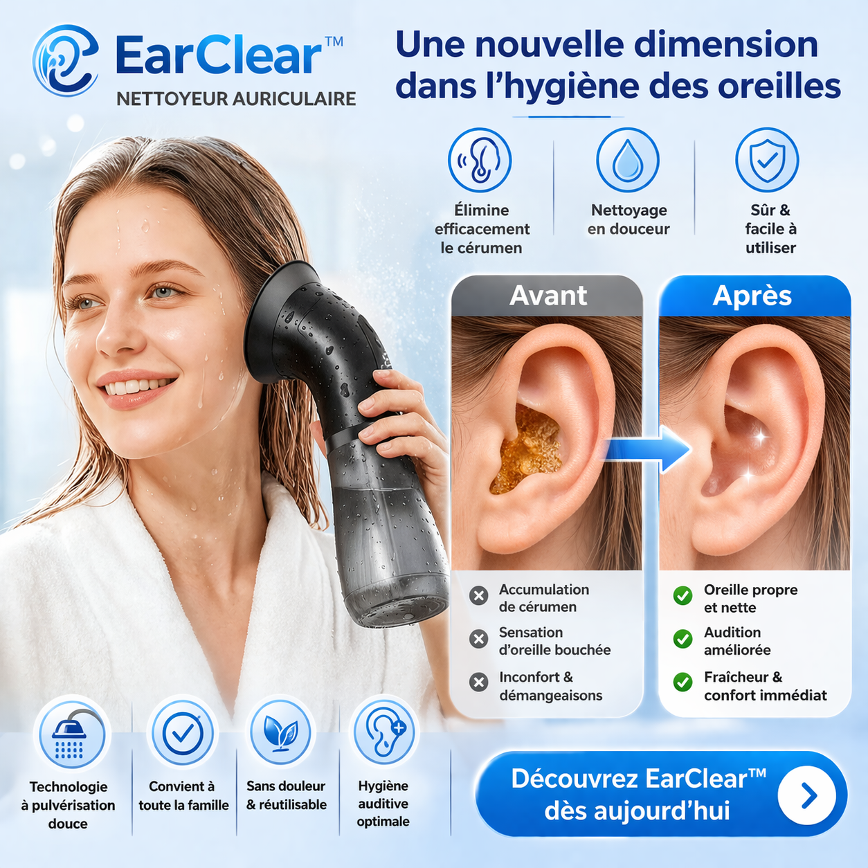 EarClear™ - Nettoyeur auriculaire